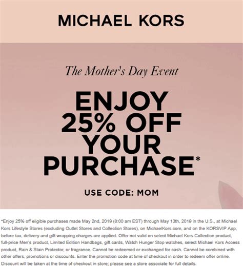 Michael Kors coupon code